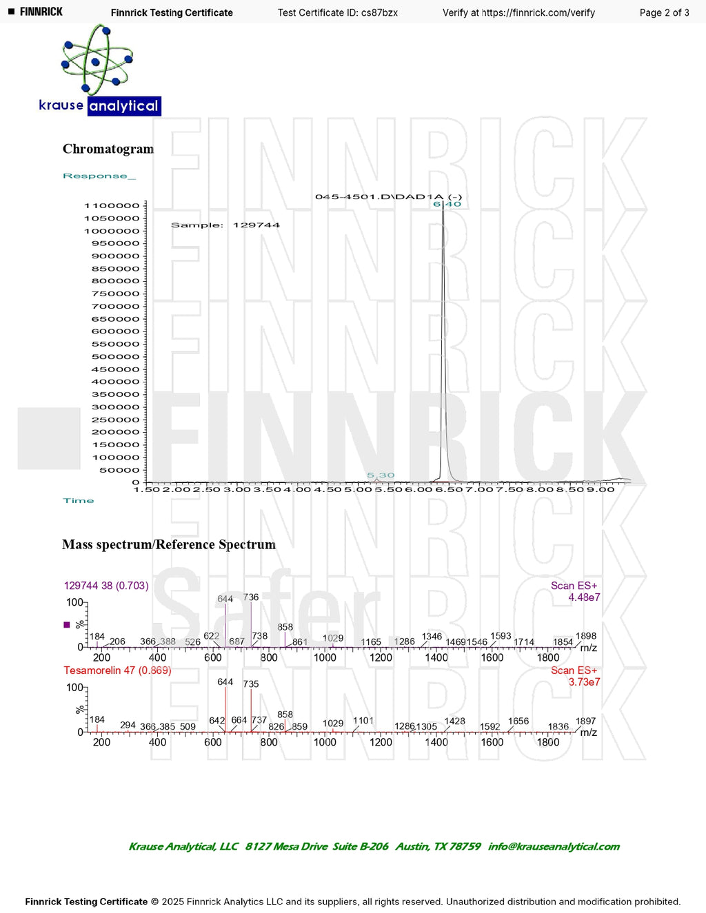 Tesamorelin 5mg – Growth Hormone Releasing Peptide